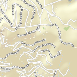 Begur Street Map