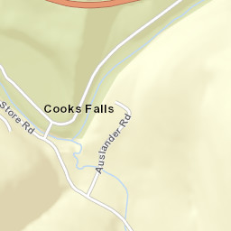 Cooks Falls New York Street Map