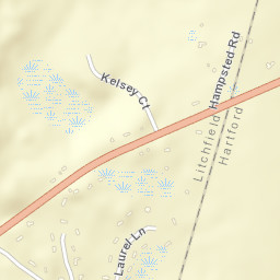 Hampsted Connecticut Street Map