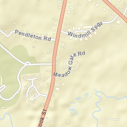 Windmill Springs Connecticut Street Map