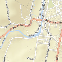 Verín Street Map