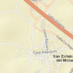 San Esteban del Molar Street Map