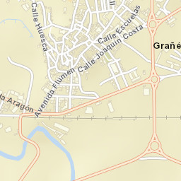 Grañén Street Map
