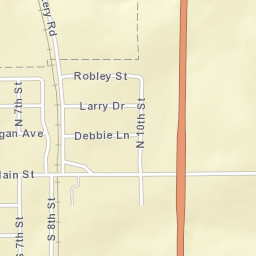 US-77 Lyons NE 68038 America Street Map