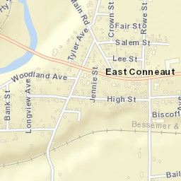 East Conneaut Ohio Street Map