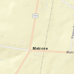 Melrose Connecticut Street Map