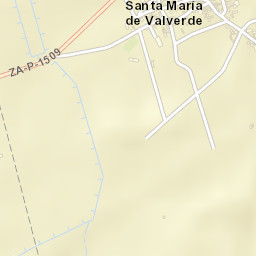Santa María de Valverde Street Map