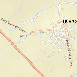 Huerto Street Map