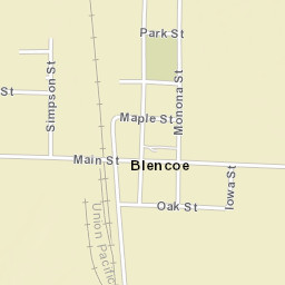283 Main Street, Blencoe, IA 51523, USA Street Map