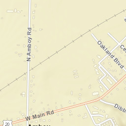 Amboy Ohio Street Map