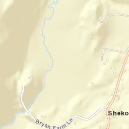 Shekomeko New York Street Map