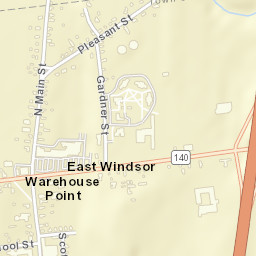 Warehouse Point Connecticut Street Map
