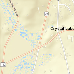 Crystal Lake Connecticut Street Map