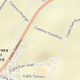 Villaveza del Agua Street Map