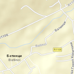 Batinci Street Map