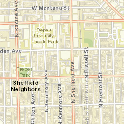 2107 N Racine Ave, Chicago, IL 60614 Street Map