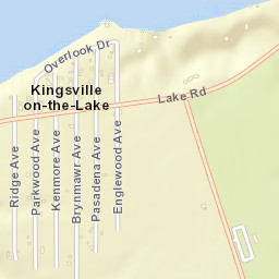 Kingsville On-the-Lake Ohio Street Map
