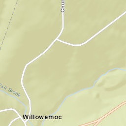 Willowemoc New York Street Map