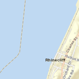 Rhinecliff New York Street Map
