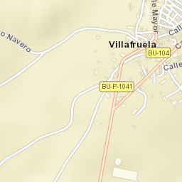 Villafruela Street Map