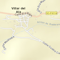 Villar del Ala Street Map