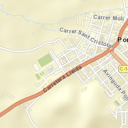 Ponts Street Map