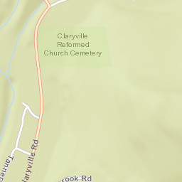 Claryville New York Street Map