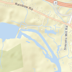 Rainbow Connecticut Street Map