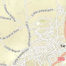 Tarazona Street Map
