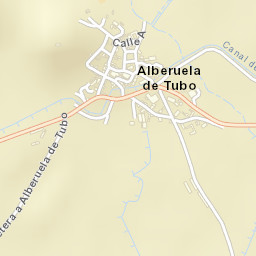 Alberuela de Tubo Street Map