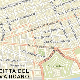 The Italian St. Peter's Cathedral Street Map