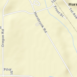 Hornbrook California Street Map