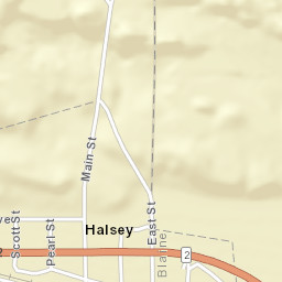 105 Main St Halsey, Nebraska Street Map