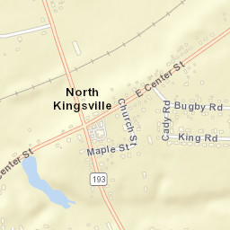 North Kingsville Ohio Street Map