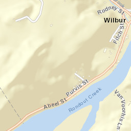 Wilbur New York Street Map