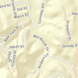 Connelly New York Street Map