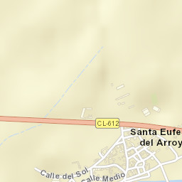 Santa Eufemia del Arroyo Street Map