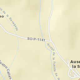 Ausejo de la Sierra Street Map