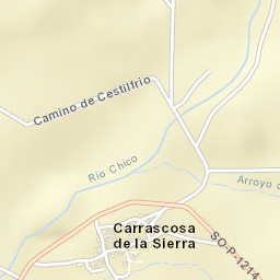 Carrascosa de la Sierra Street Map