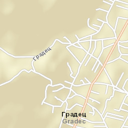 Gradec Street Map