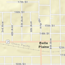1221 9th Ave Belle Plaine Iowa Street Map