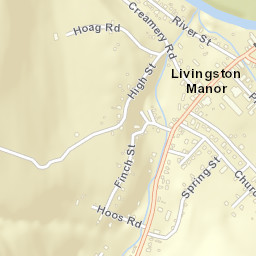 Livingston Manor New York Street Map