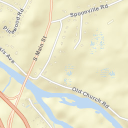 Spoonville Connecticut Street Map