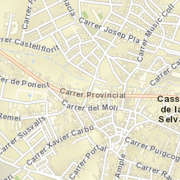 Cassà de la Selva Street Map