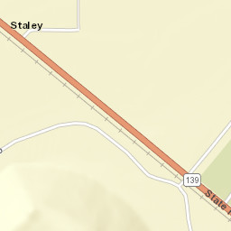 Staley California Street Map