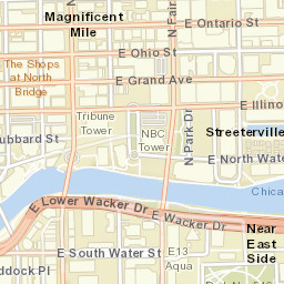362-398 N Michigan Ave, Chicago, IL 60601 Street Map