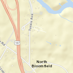 North Bloomfield Connecticut Street Map