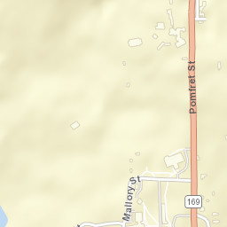 Pomfret Center Connecticut Street Map