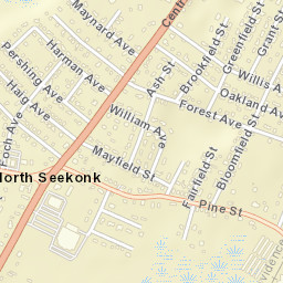 North Seekonk Street Map
