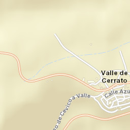 Valle de Cerrato Street Map